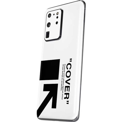 Black and White Arrows Galaxy S20 Ultra 5G Skin