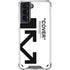 Black and White Arrows Galaxy S21 5G Clear Case