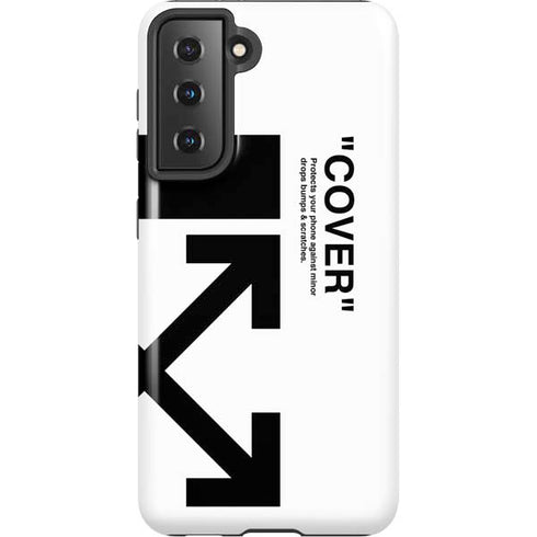 Black and White Arrows Galaxy S21 5G Pro Case