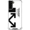 Black and White Arrows Galaxy S21 Plus 5G Clear Case