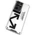 Black and White Arrows Galaxy S21 Ultra 5G Clear Case