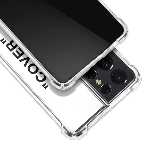 Black and White Arrows Galaxy S21 Ultra 5G Clear Case