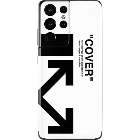 Black and White Arrows Galaxy S21 Ultra 5G Skin