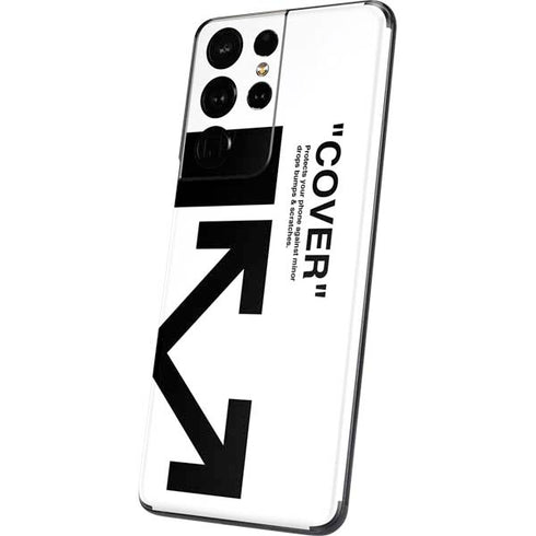 Black and White Arrows Galaxy S21 Ultra 5G Skin