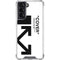 Black and White Arrows Galaxy S22 Clear Case