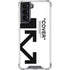 Black and White Arrows Galaxy S22 Clear Case