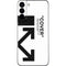 Black and White Arrows Galaxy S22 Plus Skin