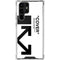 Black and White Arrows Galaxy S22 Ultra Clear Case