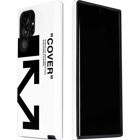 Black and White Arrows Galaxy S22 Ultra Pro Case