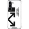 Black and White Arrows Galaxy S23 Clear Case
