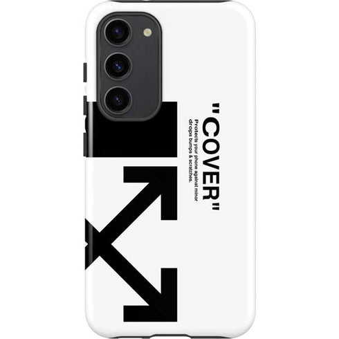 Black and White Arrows Galaxy S23 Plus Pro Case