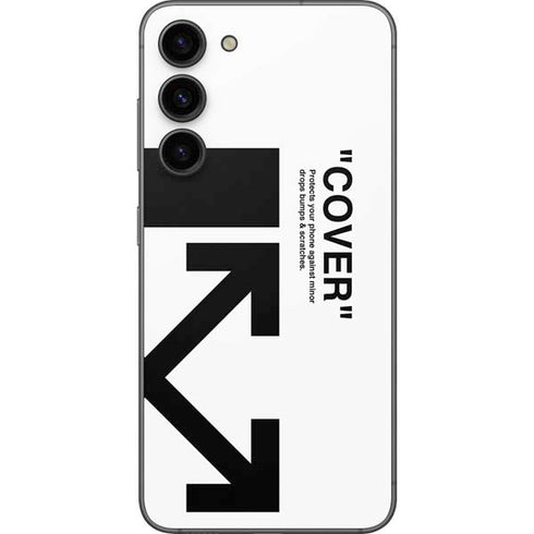 Black and White Arrows Galaxy S23 Plus Skin