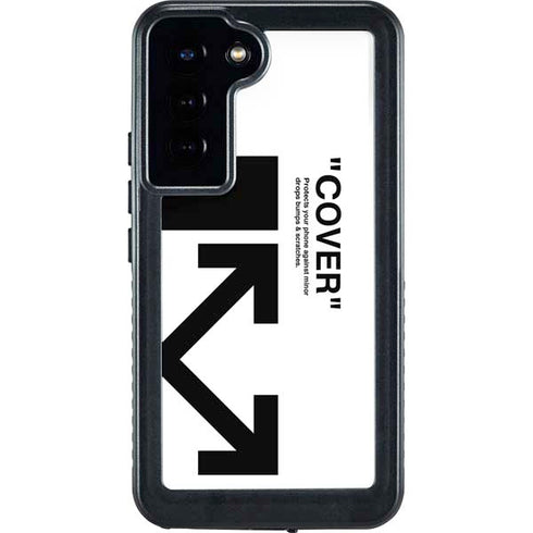 Black and White Arrows Galaxy S23 Plus Waterproof Case