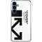 Black and White Arrows Galaxy S24 Clear Case