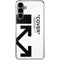 Black and White Arrows Galaxy S24 Plus Clear Case