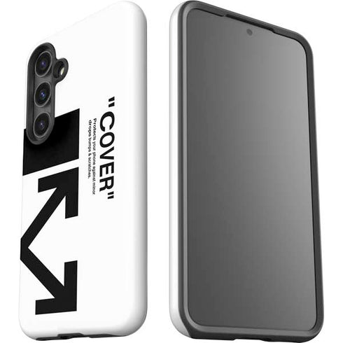 Black and White Arrows Galaxy S24 Plus Impact Case