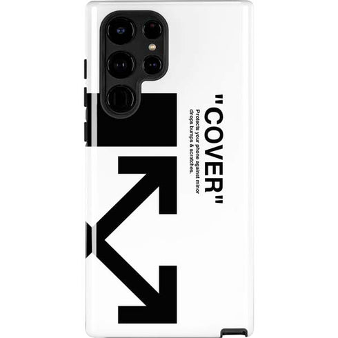 Black and White Arrows Galaxy S24 Ultra Impact Case