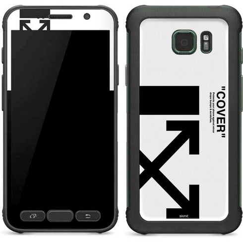 Black and White Arrows Galaxy S7 Active Skin