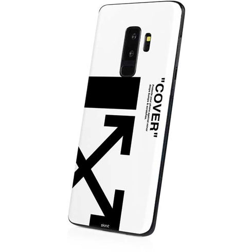 Black and White Arrows Galaxy S9 Plus Skin
