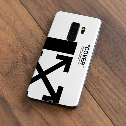 Black and White Arrows Galaxy S9 Plus Skin