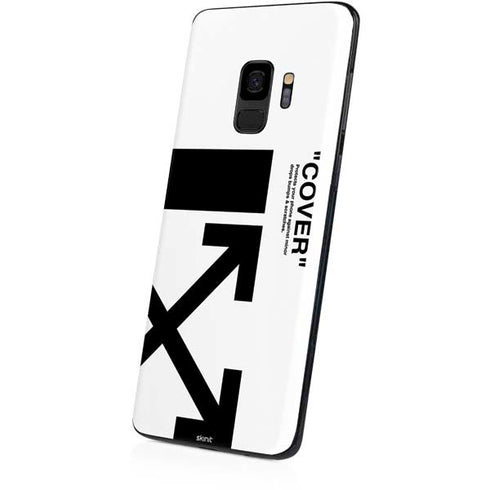 Black and White Arrows Galaxy S9 Skin
