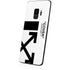 Black and White Arrows Galaxy S9 Skin