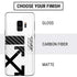 Black and White Arrows Galaxy S9 Skin