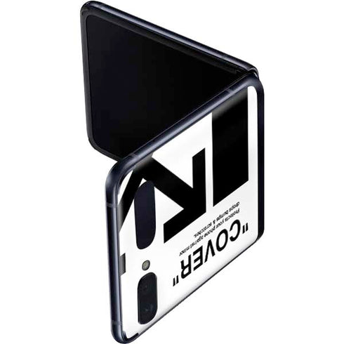 Black and White Arrows Galaxy Z Flip Skin
