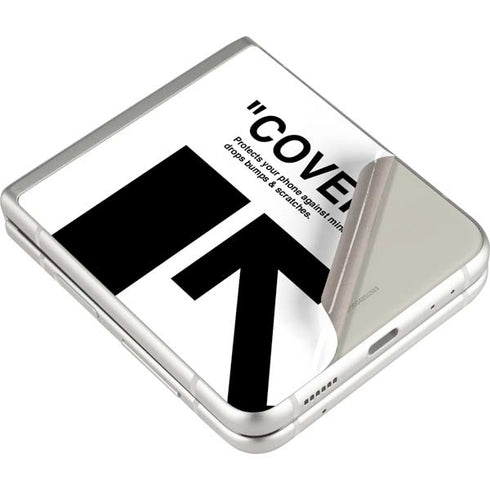 Black and White Arrows Galaxy Z Flip3 5G Skin