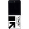 Black and White Arrows Galaxy Z Flip5 5G Skin
