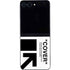 Black and White Arrows Galaxy Z Flip5 5G Skin