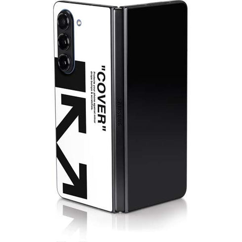 Black and White Arrows Galaxy Z Fold5 5G Skin
