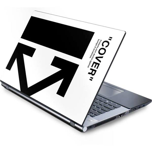 Black and White Arrows Generic Laptop Skin