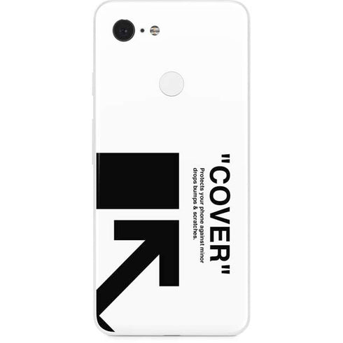 Black and White Arrows Google Pixel 3 Skin