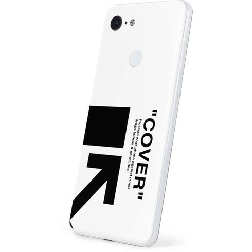 Black and White Arrows Google Pixel 3 Skin
