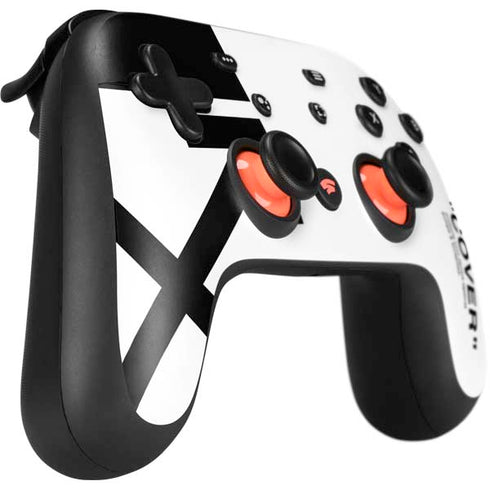 Black and White Arrows Google Stadia Controller Skin