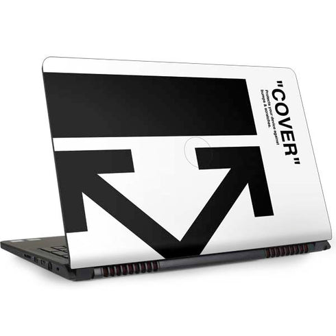Black and White Arrows Dell Inspiron Skin