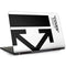Black and White Arrows Dell Inspiron Skin