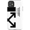 Black and White Arrows iPhone 11 Impact Case