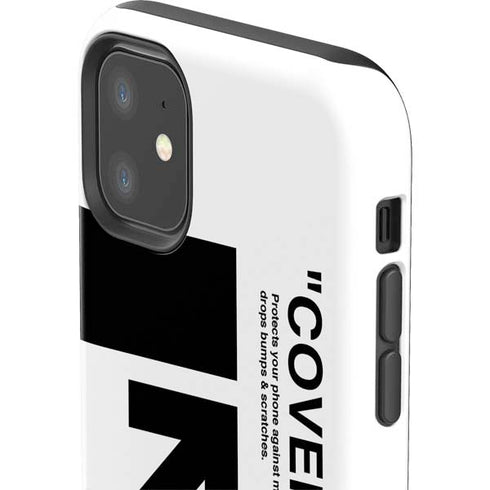 Black and White Arrows iPhone 11 Impact Case