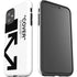 Black and White Arrows iPhone 11 Impact Case