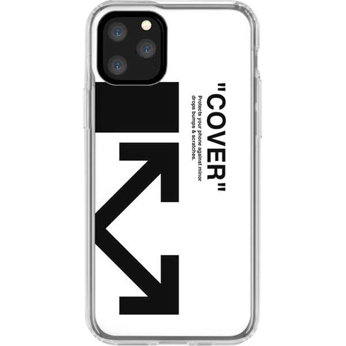 Black and White Arrows iPhone 11 Pro Clear Case