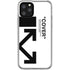 Black and White Arrows iPhone 11 Pro Clear Case