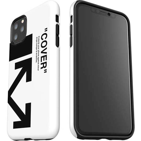 Black and White Arrows iPhone 11 Pro Max Impact Case