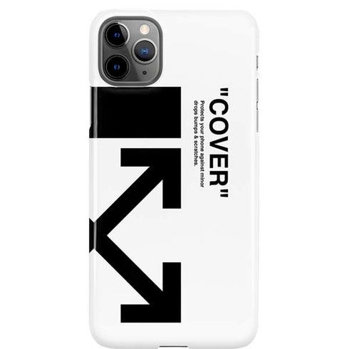 Black and White Arrows iPhone 11 Pro Max Lite Case