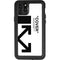 Black and White Arrows iPhone 11 Pro Max Waterproof Case