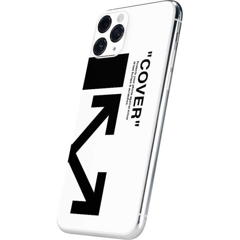 Black and White Arrows iPhone 11 Pro Skin