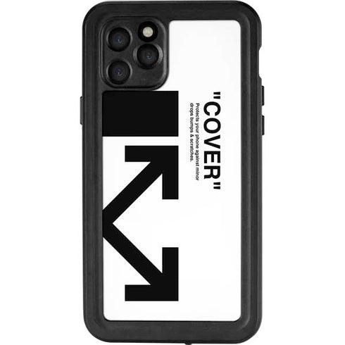 Black and White Arrows iPhone 11 Pro Waterproof Case