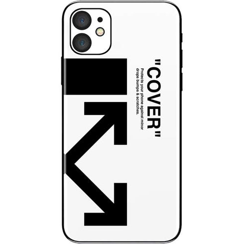 Black and White Arrows iPhone 11 Skin