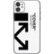 Black and White Arrows iPhone 11 Skin